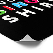 Gelukkige Bingo Speler Poster (Hoek)