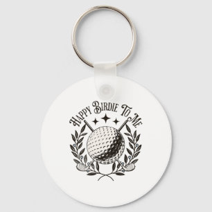 Gelukkige Birdie Voor Mij Grappige Golfer Mannen G Sleutelhanger