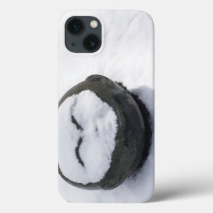 Gelukkige Boeddha Met Sneeuw Gezichtsmasker iPhone 13 Hoesje