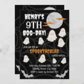 Gelukkige Boo-dag uitnodiging (Voorkant / Achterkant)