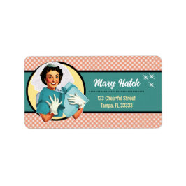 Gelukkige Bruid Adreslabels Etiket