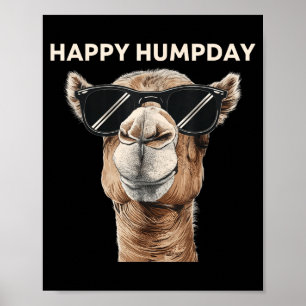 Gelukkige Bultdag Kameel Grappige Midweek Motivere Poster