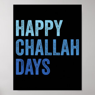 Gelukkige Challah Dagen Hanukkah Poster