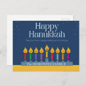 Gelukkige Chanoeka Grappig Briefkaart (Voorkant / Achterkant)