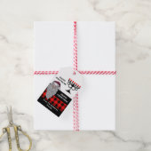 Gelukkige Chanoeka & Vrolijke Kerstmis Cadeaulabel (Met Touw)