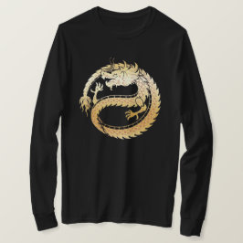 Gelukkige Chinese Maan Nieuwjaar 2024 Gouden DRAAK T-shirt