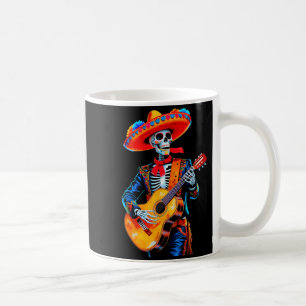 Gelukkige cinco de mayo Mexicaanse hoed schedel gi Koffiemok