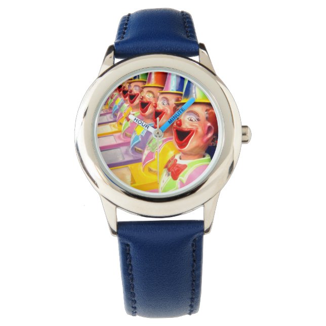 Gelukkige Clown gezichten, Horloge (Voorkant)