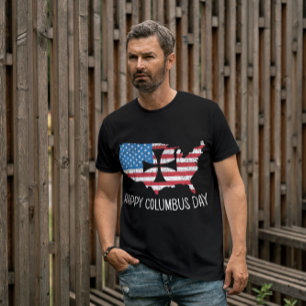 Gelukkige Columbus dag T-shirt