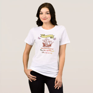 Gelukkige Columbusdag Tri-Blend Shirt