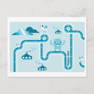 gelukkige dag briefkaart