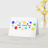 Gelukkige Dag Gotcha! Kaart (Gele Bloem)