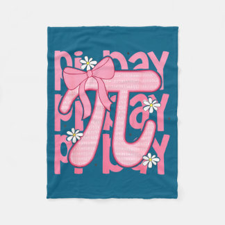 Gelukkige dag schattige roze wiskunde coquette 3.1 fleece deken