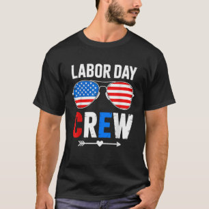 Gelukkige Dag van de Arbeid Crew Patriot Gelukkige T-shirt