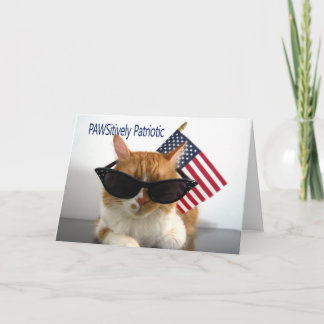 Gelukkige Dag van de Arbeid - PAWSitief Patriotic Kaart