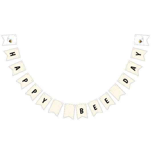 Gelukkige dag van de bijendag vlaggetjes (Alle)