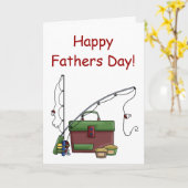 Gelukkige de dagkaart van Vaders met Kaart (Gele Bloem)