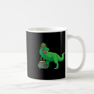 Gelukkige Dino-saurus St. Patrick's Dag Grappige T Koffiemok