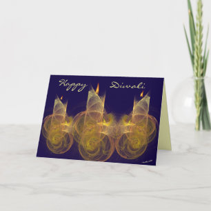 Gelukkige Diwali groetkaart Kaart