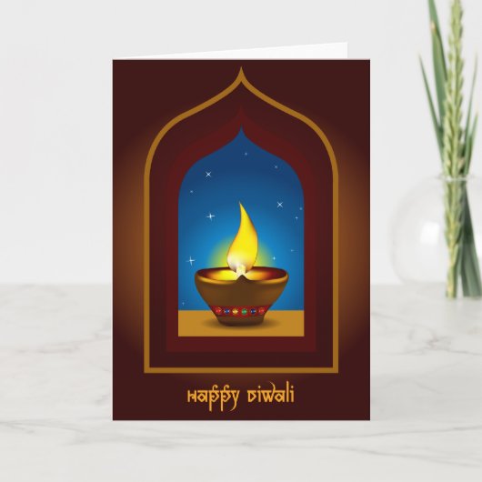 Gelukkige Diwali Kaart (Voorkant)