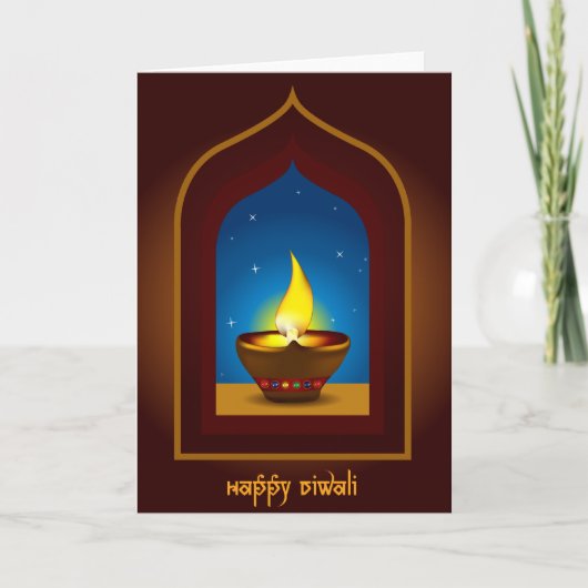 Gelukkige Diwali Kaart (Voorkant)