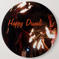 Gelukkige Diwali Kolossale Ronde Badge