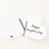 Gelukkige dochters dag si.ple minimaal voeg naam t notitieboek (Binnen)