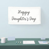 Gelukkige dochters dag si.ple minimaal voeg naam t spandoek (Beurs)