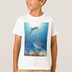 gelukkige dolfijnen t-shirt