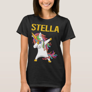 Gelukkige Eenhoorn - Stella naam T-shirt