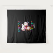 Gelukkige eerste dag van de universiteit Eenhoorn  Wandkleed (Voorkant (horizontaal))