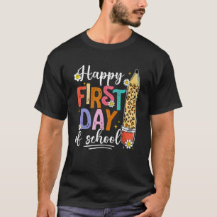 Gelukkige eerste dag van schoolleraar Kinder Groov T-shirt