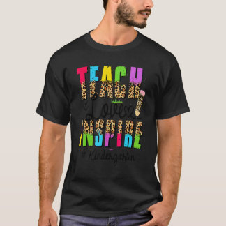 Gelukkige eerste kleuterklassedag Leraar Boho Luip T-shirt