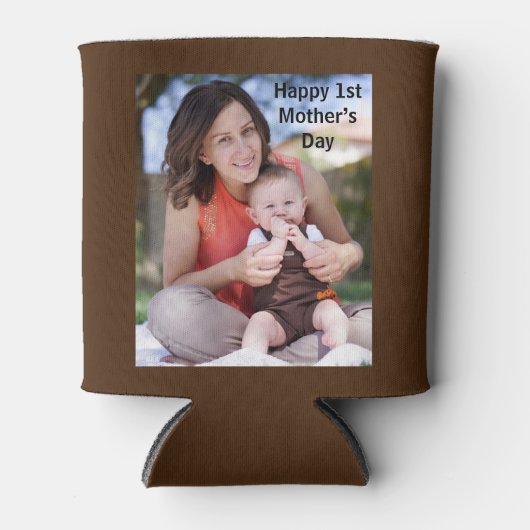 Gelukkige eerste Moederdag Custom Photo Cooler (Voorkant)
