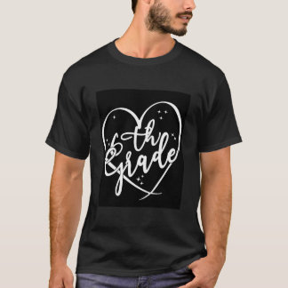 Gelukkige eerste schooldag 6e klas leraar student t-shirt