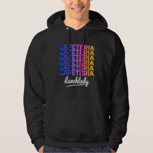 Gelukkige eerste schooldag Cafetaria-dame Hoodie