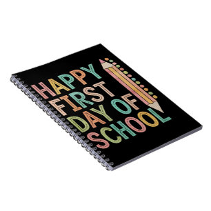 Gelukkige eerste schooldag Terug naar school Notitieboek