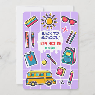 Gelukkige eerste schooldag WELKOM Kaart