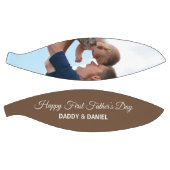 Gelukkige Eerste Vaderdag Custom Foto & Tekst Basketbal (Panelen)