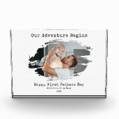 Gelukkige eerste vaderdag fotoblokken (Voorkant)