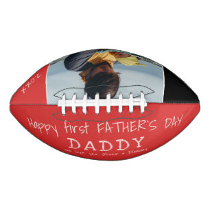 Gelukkige eerste Vaderdag Papa Foto American Football