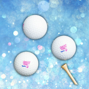 Gelukkige eerste Vaderdag Papa Golfballen