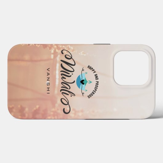 Gelukkige en welvarende Diwali aanpasbare moderne Case-Mate iPhone Case (Achterkant (horizontaal))