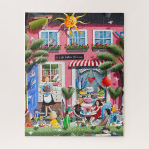 Gelukkige familie legpuzzel