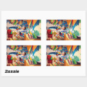 Gelukkige Familie stickers (Vel)