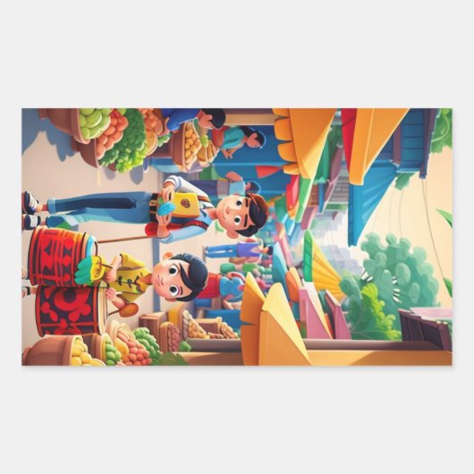 Gelukkige Familie stickers (Voorkant)