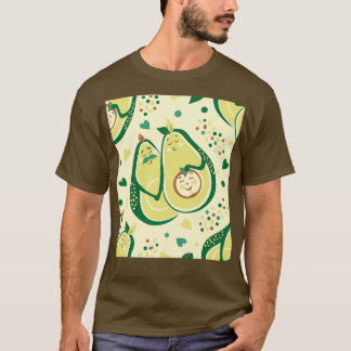 Gelukkige familie van avocado's t-shirt