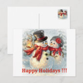 Gelukkige Feestdagen !!! (Voorkant / Achterkant)