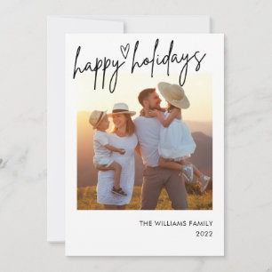 Gelukkige Feestdagen Foto Inzet Kerstkaarten Feestdagenkaart
