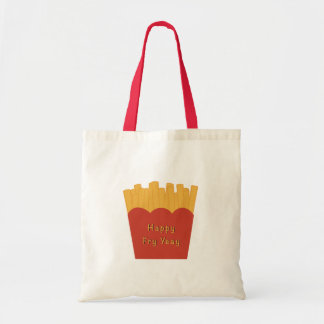 Gelukkige Fry-Yeay Boodschappentas – Grappige Fran Tote Bag